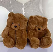 Load image into Gallery viewer, Teddy Bear Slippers