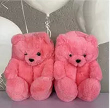 Load image into Gallery viewer, Teddy Bear Slippers