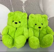 Load image into Gallery viewer, Teddy Bear Slippers