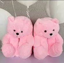 Load image into Gallery viewer, Teddy Bear Slippers
