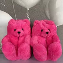 Load image into Gallery viewer, Teddy Bear Slippers