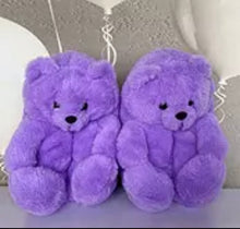 Load image into Gallery viewer, Teddy Bear Slippers
