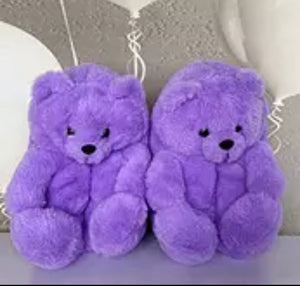 Kids Teddy Bear Slippers