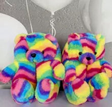 Load image into Gallery viewer, Teddy Bear Slippers
